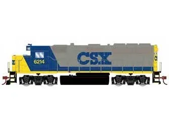 Athearn 18260 HO Scale EMD GP40-2 YN2 CSX 6214 (DCC and Sound Ready)