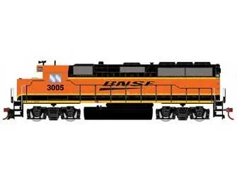 Athearn 18263 HO Scale EMD GP40-2 BNSF 3005 (DCC and Sound Ready)