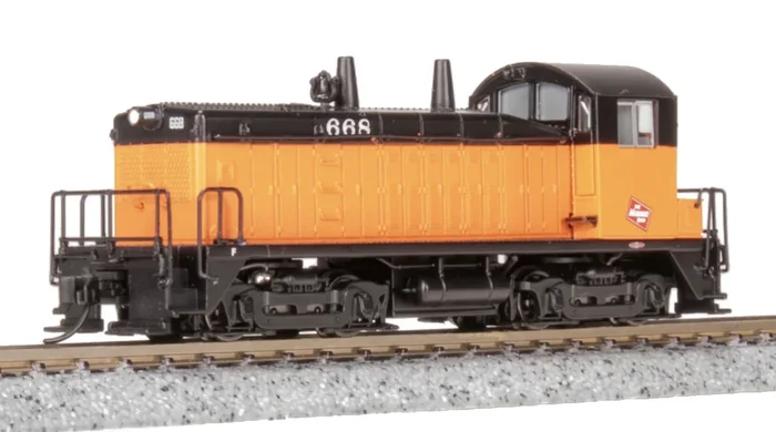 BLI 9306 N Scale EMD NW2 Diesel Milwaukee Road MILW 668 Paragon4 (Sound/DC/DCC)