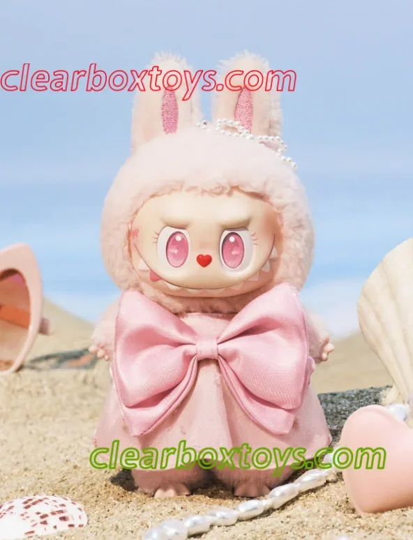 labubu mokoko jump into summer vinyl plush pendant