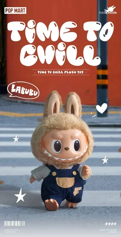 POPMART THE MONSTERS LABUBU ถึงเวลาชิลตุ๊กตาไวนิล