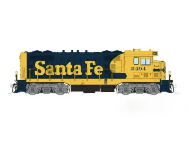 Rapido Trains 70111 HO ATSF Round Cab CF7 Santa Fe – Warbonnet 2538 – DC
