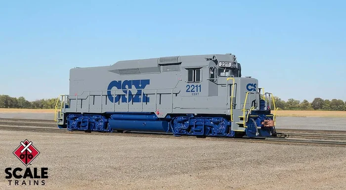 ScaleTrains Rivet 33365 HO Scale EMD GP30 RDMT Road Slug CSX/Stealth “G” 2246
