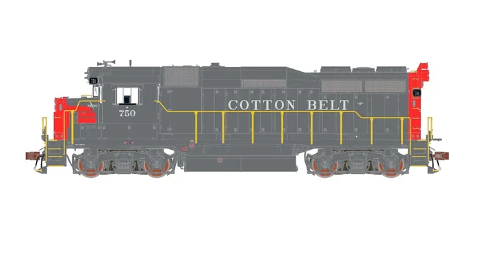 ScaleTrains Rivet 39253 HO Scale EMD GP30 Cotton Belt SSW 752 DCC LokSound