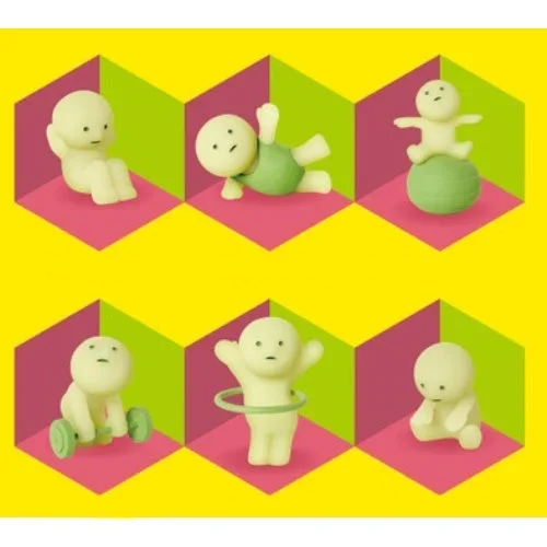 Smiski Glow In The Dark Figure Let’s Exercise Series Dreams 3-Inch Mini-Figure