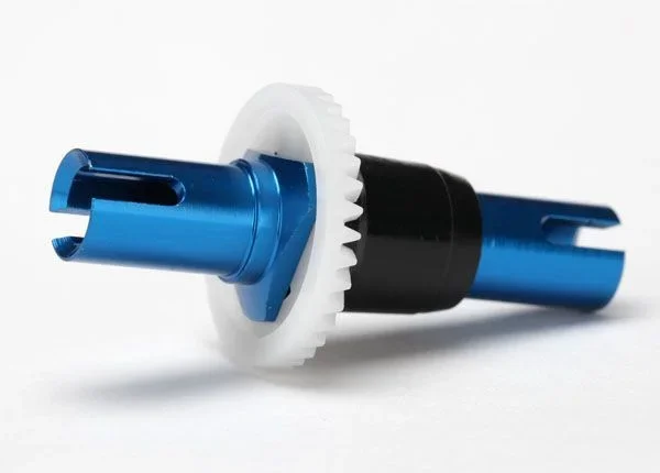 SPOOL SOLID AXLE ALUM BLUE
