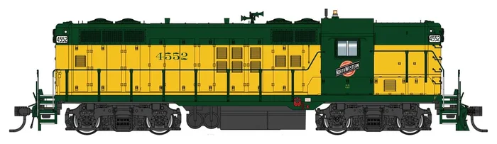 Walthers Proto 920-49730 HO Scale EMD GP9 Chicago & North Western CNW 4557 – DC